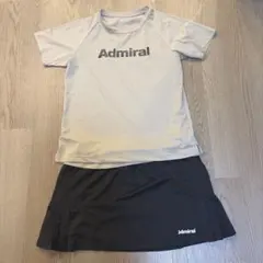 Admiral アドミラル　テニスウェア　セットアップ　Tシャツ　スコート　LL