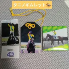 武豊 デビュー40周年展 タニノギムレット 3点セット