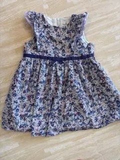 組曲 花柄ノースリーブワンピース 100cm