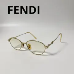 美品 FENDI フェンディ メガネ FE-5002 ゴールドフレーム - メルカリ