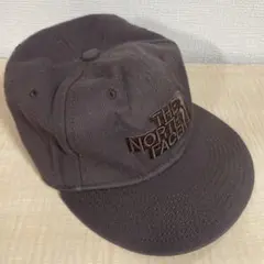 ノースフェイスキャップ　ブラウン