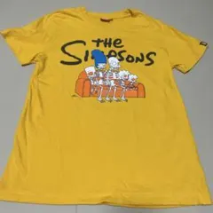 シンプソンズ プリント Tシャツ 半袖 XS イエロー