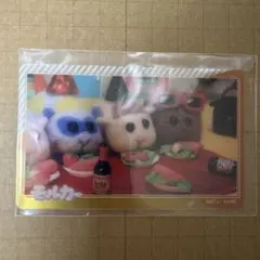 PUI PUI モルカー パーティー クリアカード シロモ テディ