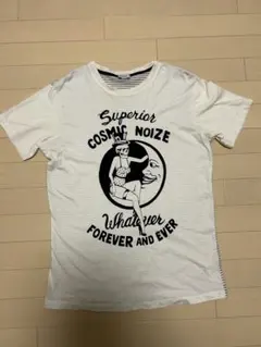 DIESEL プリントデザイン Tシャツ Mサイズ　白