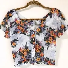 EMODA ストライプシアー2WAYトップス