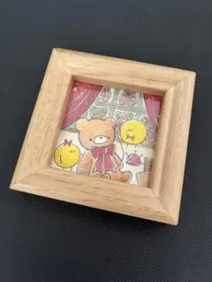 クマとひよこ ミニ原画 アナログイラスト インテリア 可愛い