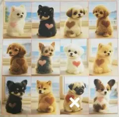 【パネル】振り向きわんこ　小さいサイズ