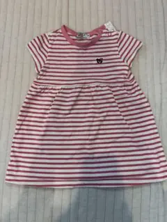 ミキハウス DOUBLE.B 半袖ワンピース 90cm