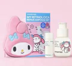イニスフリー☆マイレチノール ＆シカリペアセラム セット☆マイメロポーチ付