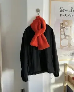 sumari ボアマフラー オレンジ