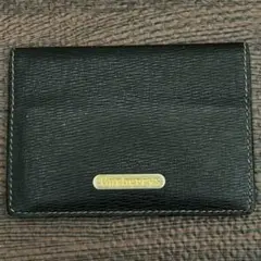 BURBERRYS バーバリー カードケース 名刺入れ ブラック レザー