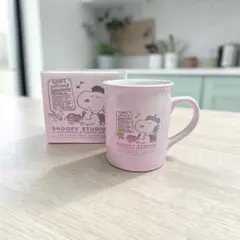 【断捨離】スヌーピー マグカップ 白 陶器(非売品) おやつ