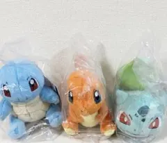 ポケモン 一番くじ C賞 旅立ちの3匹ぬいぐるみコンプリートセット 匿名
