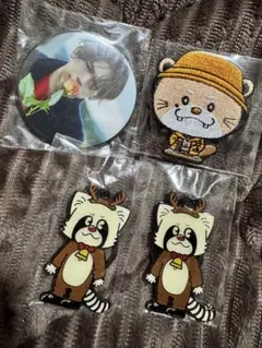 NAOTO ワッペン キーホルダー 缶バッジ セット