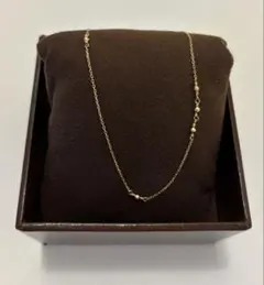 k10　一粒ダイヤネックレス　agete　AHKAH　ete k10 一粒ダイヤネックレス agete AHKAH ete - メルカリ