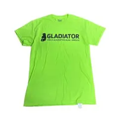 プリントTシャツ　騎士　半袖　GILDAN製 ライトグリーン　S 古着　8Sa