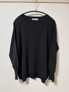 25年 ebure アセテート ダブルクロス ロングスリーブシャツ ブラウス