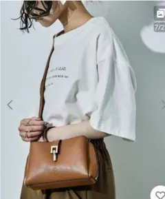 新品未使用✾D.KELLY 財布ショルダーバッグ　キャメル