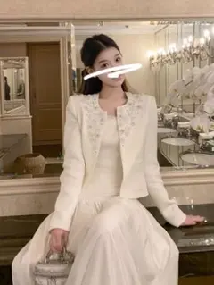 秋冬シンプルワンポイントジャケット★デートにぴったり普段使いにも！