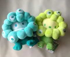 ミャクミャク ポキポキぬいぐるみ 本体 ヒョウ柄コスチューム セット