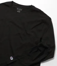 【Champion Authentic T-SHIRTS】袖ワンポイント ロンT