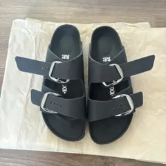 新品未使用✨BIRKENSTOCK ミラノ ビッグバックル ブラック 24cm - メルカリ