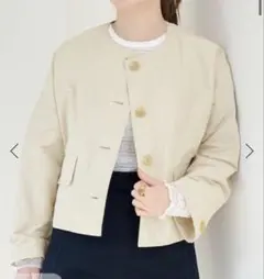 IENA 美品　ウェザーノーカラージャケットのサムネイル