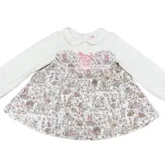 美品 メゾピアノ 120 ベリエちゃん ワンピース 平成レトロ 女児 Y2K