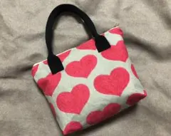 ファスナー付きミニトートバック