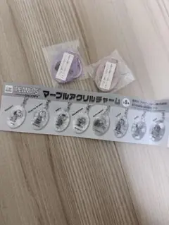 PEANUTS マーブルアクリルチャーム 2種セット