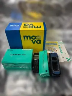ジャンク docomo mova N203 ブルー ガラケー レトロ 携帯電話のサムネイル