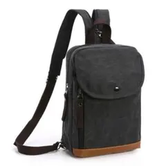 【2way】キャンバス ミニリュック ワンショルダー ボディバッグ 男女兼用