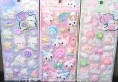 正規品3点　クーリア　肉球　おしり　シール ハムスター　うさぎ　ねこ