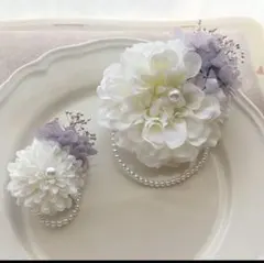 ♡親子セットコサージュ 3色展開　入学式　卒業式　入園式　卒園式　結婚式