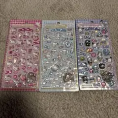 【正規品】サンリオ　第二弾　ボンボンドロップシール　3枚