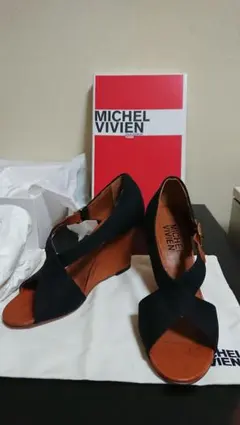 MICHELVIVIENウェッジサンダル 美品ミッシェルヴィヴィアンのサムネイル