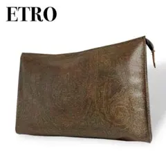 【良品】ETRO エトロ クラッチバッグ ハンドバッグ ペイズリー 5114のサムネイル
