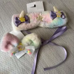 新品　サンリオSanrioキキララ　ヘッドドレス　カチューシャ　ふわふわクリップ