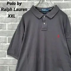 【ポロバイラルフローレン】半袖ポロシャツ チャコールグレー US古着