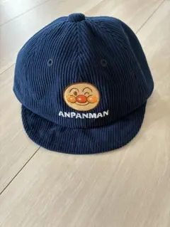 アンパンマン キッズ キャップ ネイビー コーデュロイ48cm
