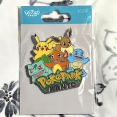 ポケパーク グッズ ピンズ 御三家 ピカチュウ イーブイ ピンバッジ ポケパーク KANTO グッズ ピンズ 御三家 ピカチュウ イーブイ