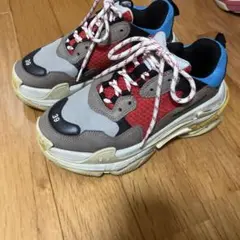 バレンシアガ/トリプルエス/スニーカー/SIZE 41/ヴィンテージ加工 