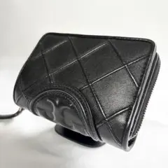 TORY BURCH トリーバーチ キルティング 二つ折り財布 ブラック 黒のサムネイル