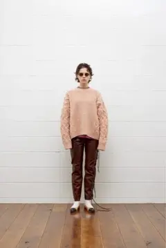 UNUSED 21AW Hand Knit Sweater