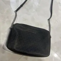 MICHAEL KORS ブラックショルダーバッグ
