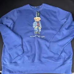 Ralph Lauren XL スウェット　青　ラルフローレン　ポロベア