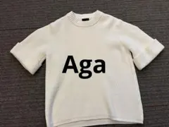 Aga ニットセーター　半袖のサムネイル
