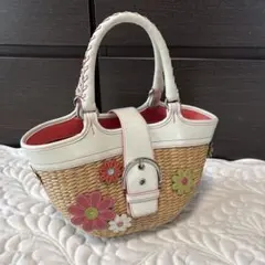 COACH コーチ かごバッグ SOHO フラワー 限定 完売品 夏のサムネイル