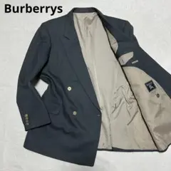 バーバリーズ 金釦 タスマニアウール ダブル テーラードジャケット XL 069
