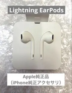 【未使用】iPhone純正イヤホン Lightning端子 Apple純正品のサムネイル